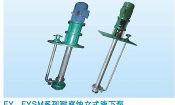 Vertical submerged pump
